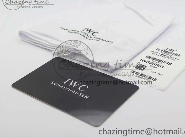 MIROTIME 0504 Affordable Mark XVII IW326501 FKF 1:1 Best Edition Black Dial on Black Leather Strap 7131